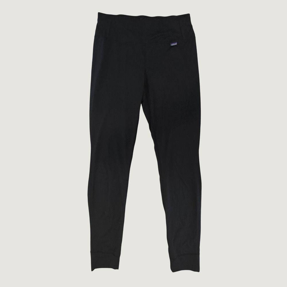 Patagonia Capilene Lightweight Base Layer Bottoms Black Outdoor Thermal Womens